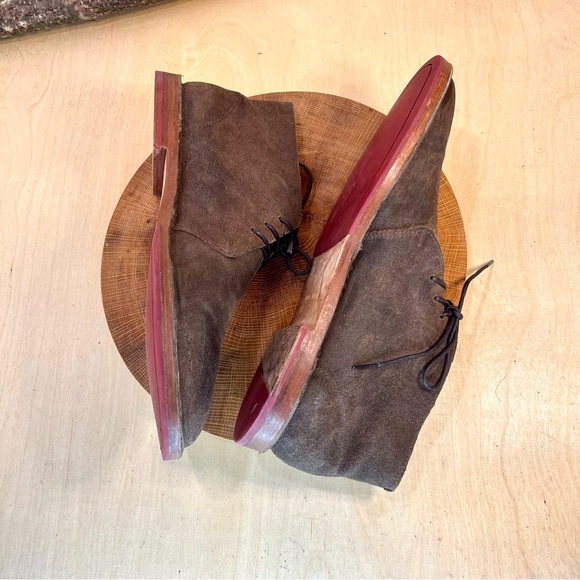 *Cole Haan | Paul Distressed Suede Desert Boots in Brown C09565 Size 10 - Picture 5 of 15